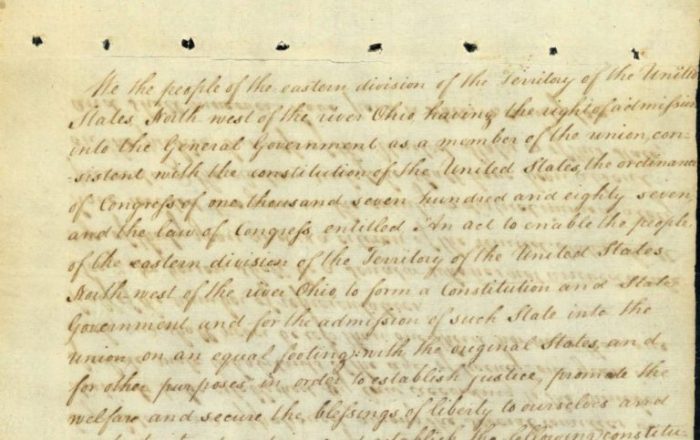 History of ohio's constitution icivics