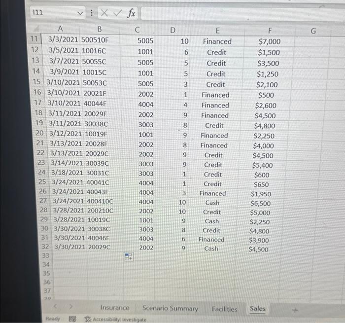 Enter a nested function in cell f9