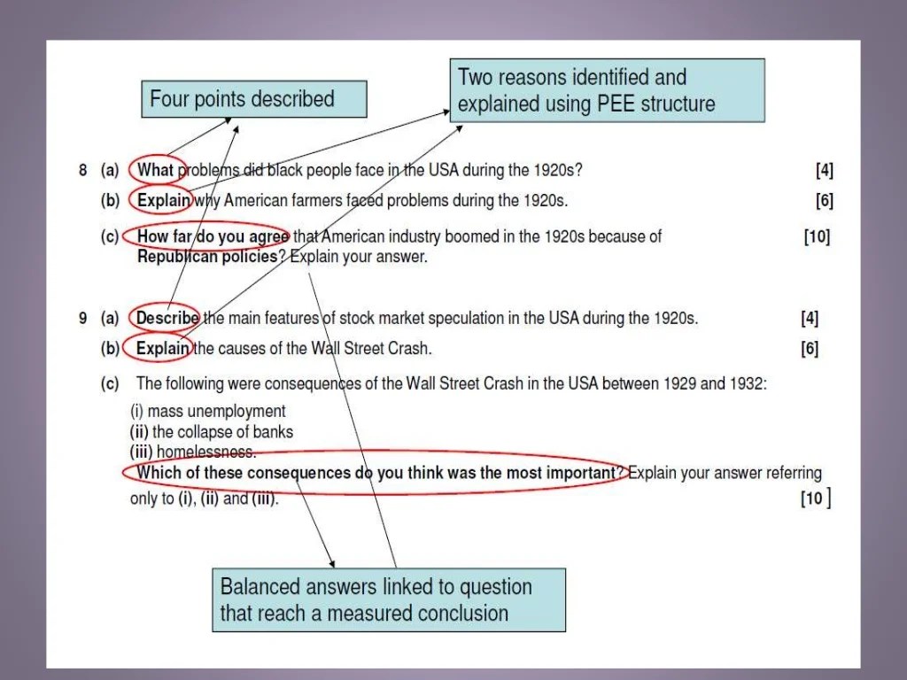 History ocr gcse past papers