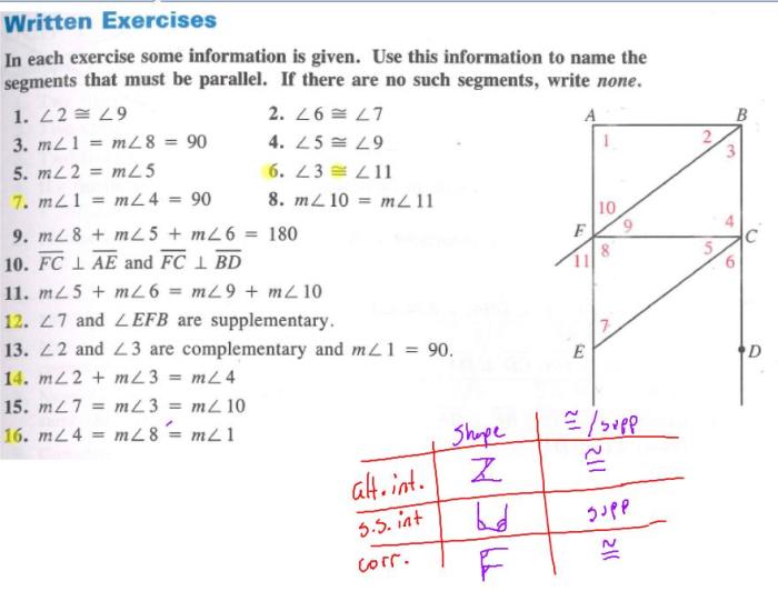 Practice 3-2 proving lines parallel