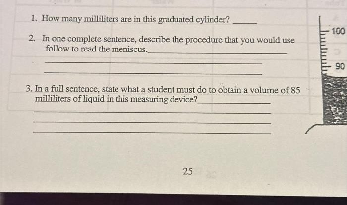 Student exploration measuring volume answer key